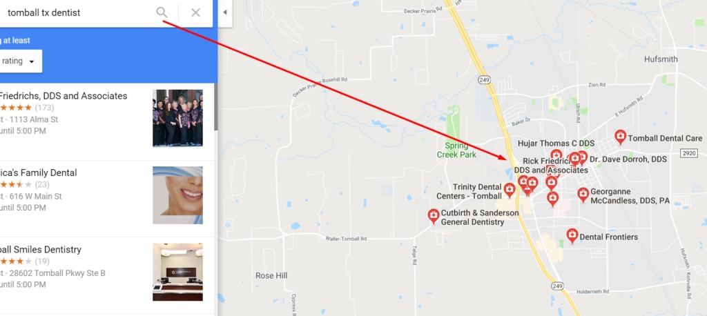 google maps tomball tx local seo destiny marketing solutions