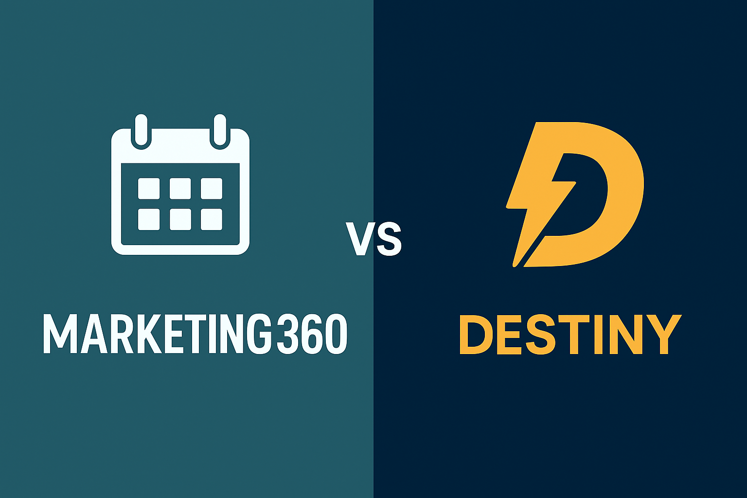 marketing360 vs destiny electrician marketing comparison