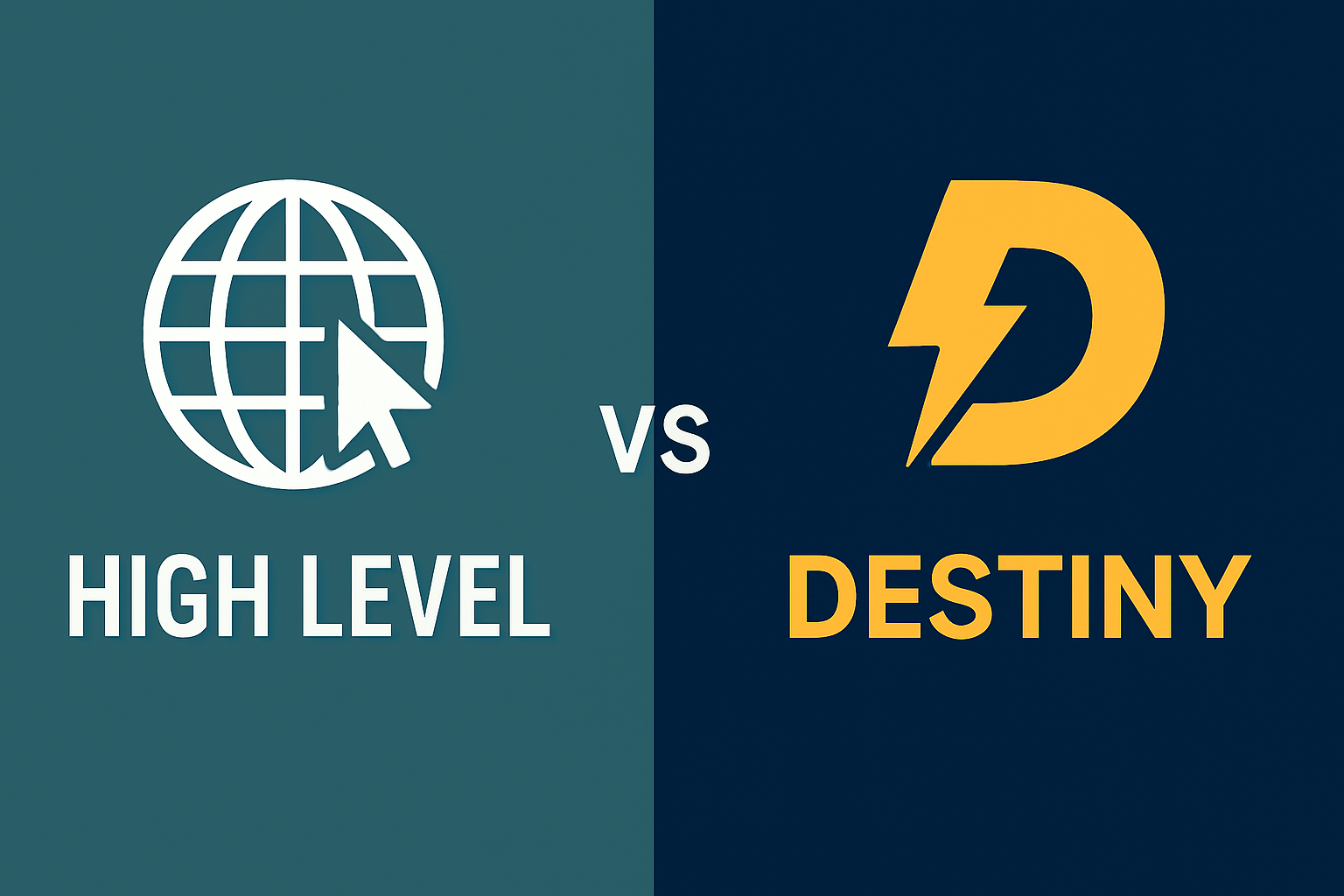 high level marketing vs destiny electrician marketing comparison