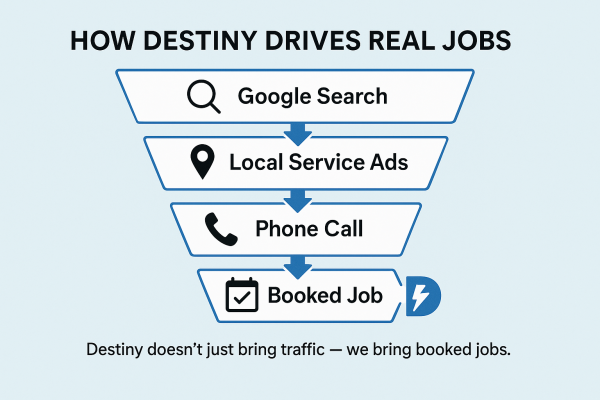 housecall pro vs destiny marketing electrician marketing comparison job generation